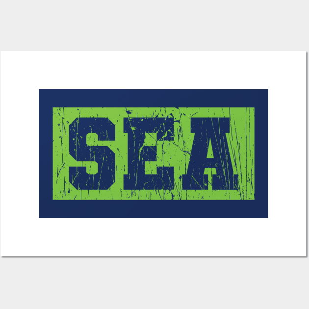 SEA / Seahawks Wall Art by Nagorniak